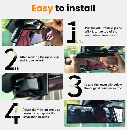 3D Car Rear View Mirror