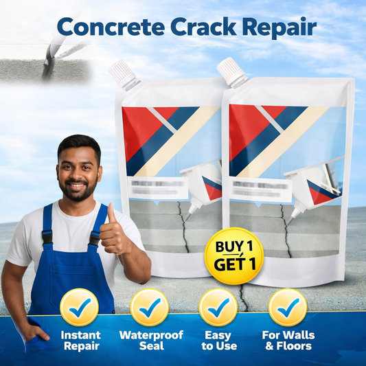 Concrete Crack Repair Adhesive – Heavy Duty Filler for Wall & Floor Cracks