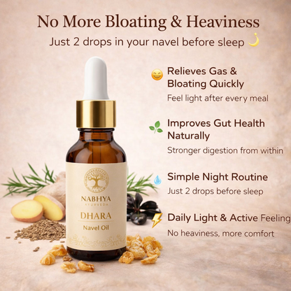 Nabhi Dhara Oil | Balanced Belly Button Oil (BUY 1 GET 1 FREE)