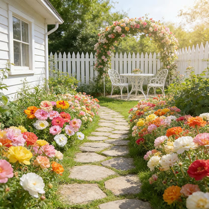 Moss Rose Perennial Flower Seeds 🌿 With Plant Growth Supplement | BUY 1 GET 1 FREE