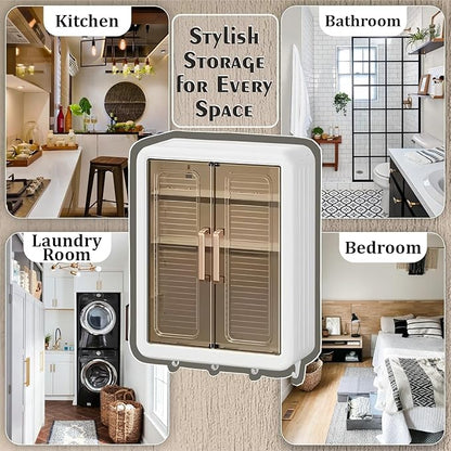 Minimalist Wall-Mounted Storage Box for The Bathroom